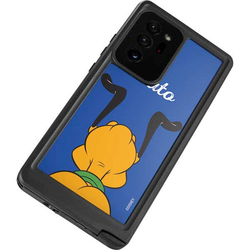 Disney Friends Pluto Backwards Galaxy Note20 Ultra 5G Waterproof Case